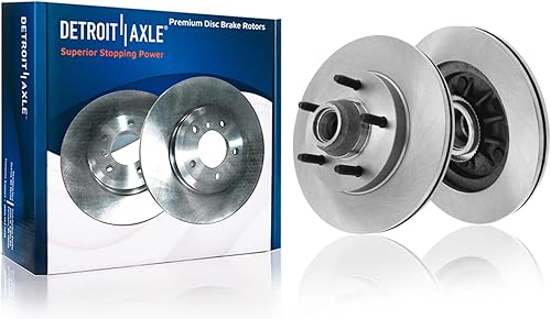 Miniatura 42 de Detroit Axle - Rotores de freno trasero para Cadillac SRX Saab 9-4x 2010 2011 2012 2013 2014 2015 2016 Rotores de freno de disco de repuesto