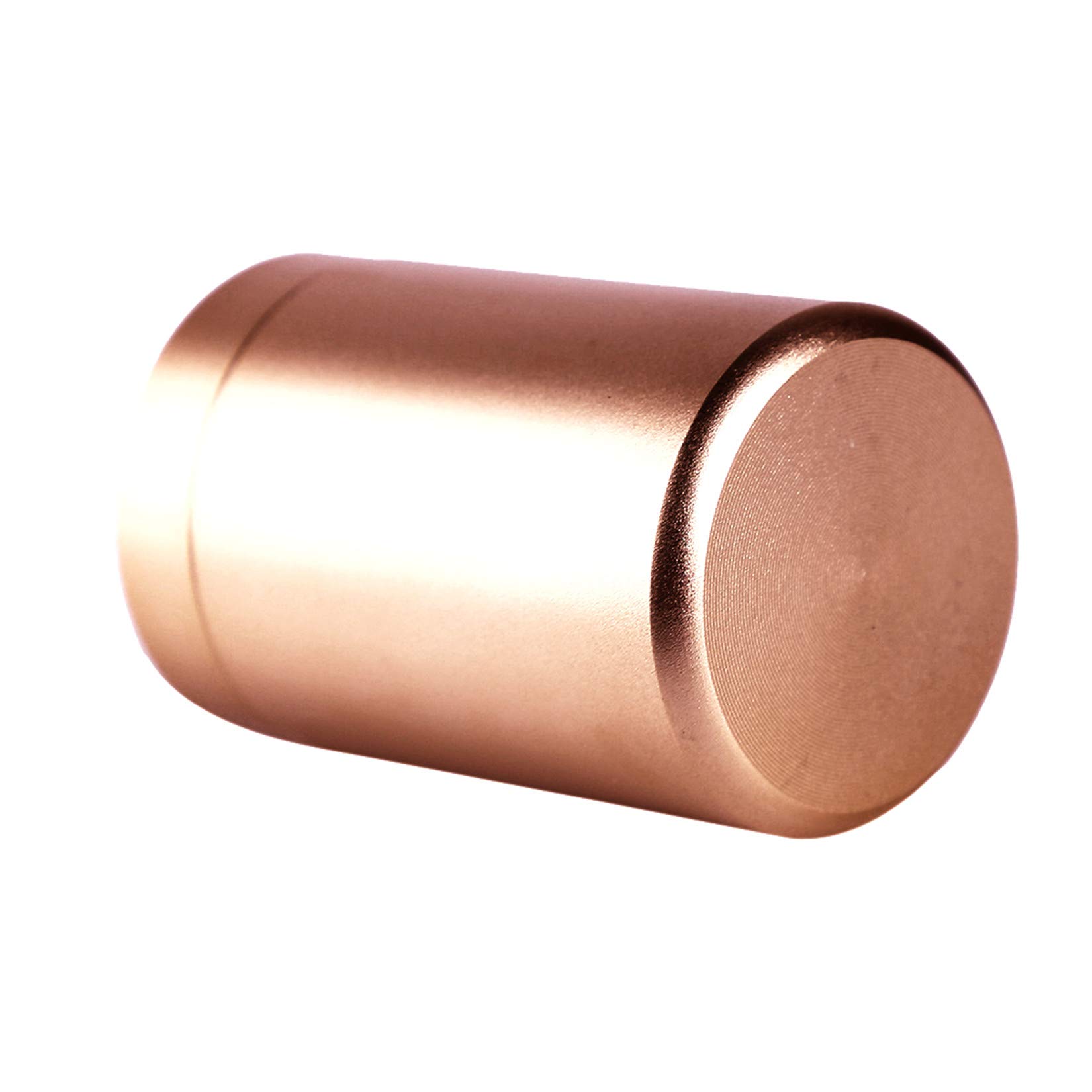 ZALING Stainless Steel Portable Mini Tea Can Herb Stash Jar Seal Smell Proof Container Spice Organizer Storage Pot,Brown