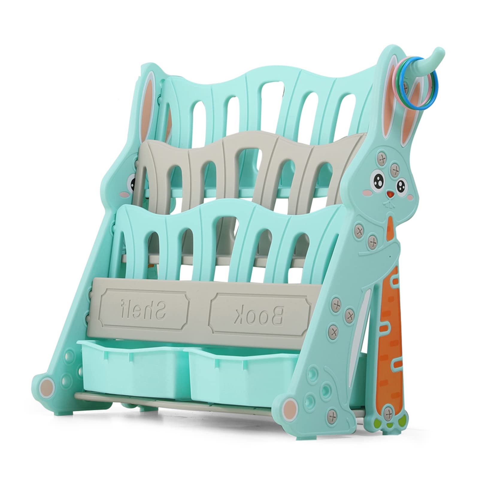 X IANGYU Kids Colorful Bookshelf