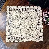 ganchillo manteles redondos Buena decoración: uso como manteles individuales, manteles individuales o ideal para decorar tu sofá.