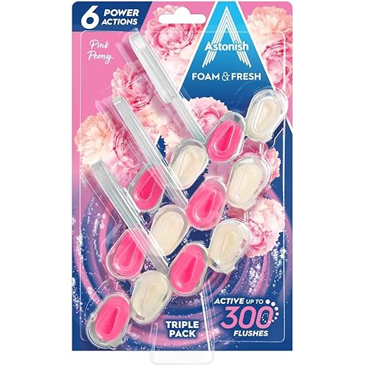Astonish Foam & Fresh Toilet Rim Blocks 3-Pack