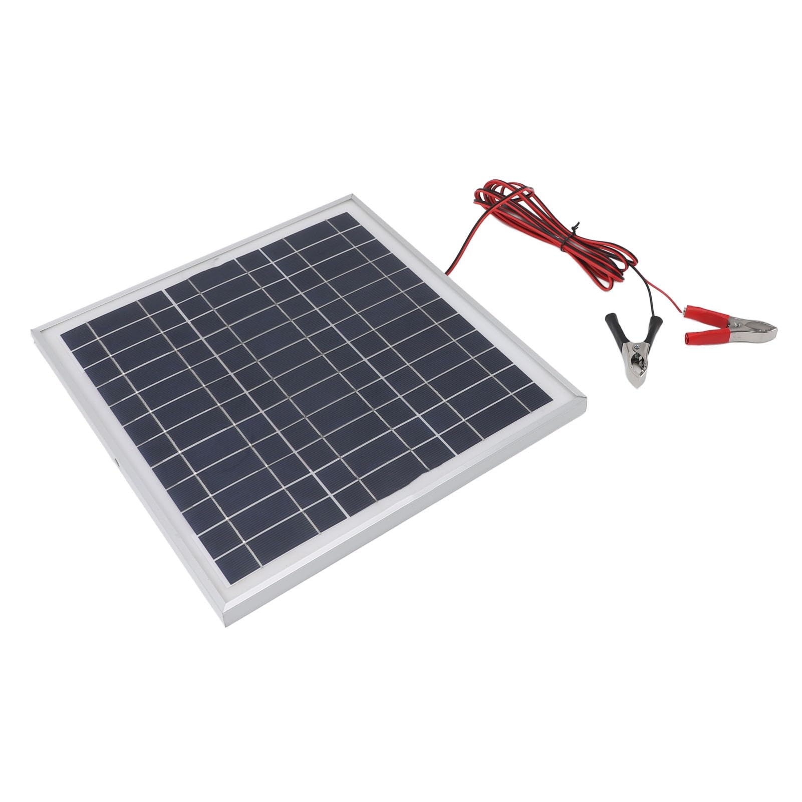 Panneau Solaire Portable 50W Monocristallin Cadre Aluminium Câble 3m Camping Car Randonnée Aventure Outdoor Voyage Energie Fiable