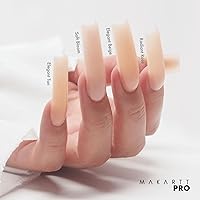 Vista 8 de MakarttPro Polvo acrílico – Fórmula duradera, de larga duración, fácil de aplicar para extensiones de uñas, superposiciones, esculpido y arte