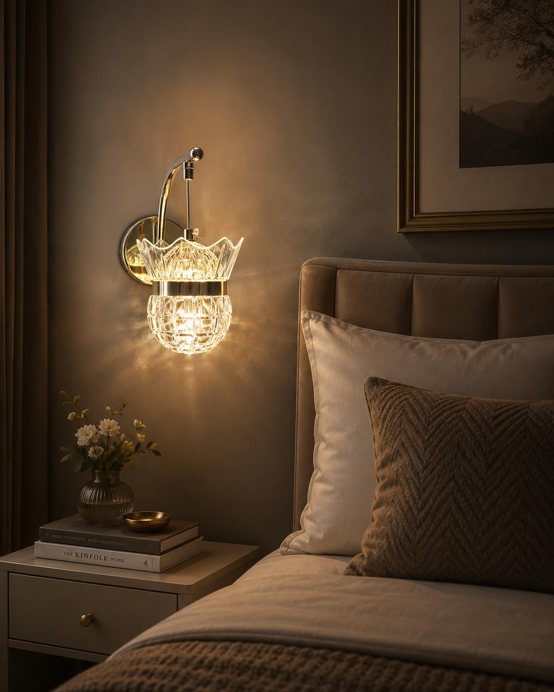 Luxury Crystal Wall Lamp - Color Changing -10 Luxury Crystal Wall Lamp - Color Changing -10