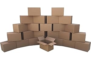 16x12x12 Shipmaster Corrugated Medium Mail and Shipping Packaging Boxes - 25 Pack