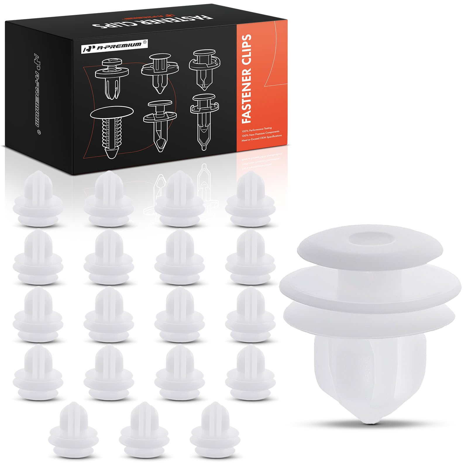 A-Premium 20 PCS Garnish Moulding Car Retainer Fastener Push Pin Clips Compatible with Toyota RAV4 06-12 Corolla 2003-2010 4Runner 2003-2010 Matrix