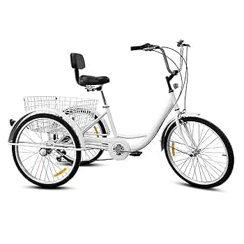 CREAL大人用三輪自転車 CREAL大人用三輪自転車 Amazon.co.jp: 大人用三輪車 24インチ 7