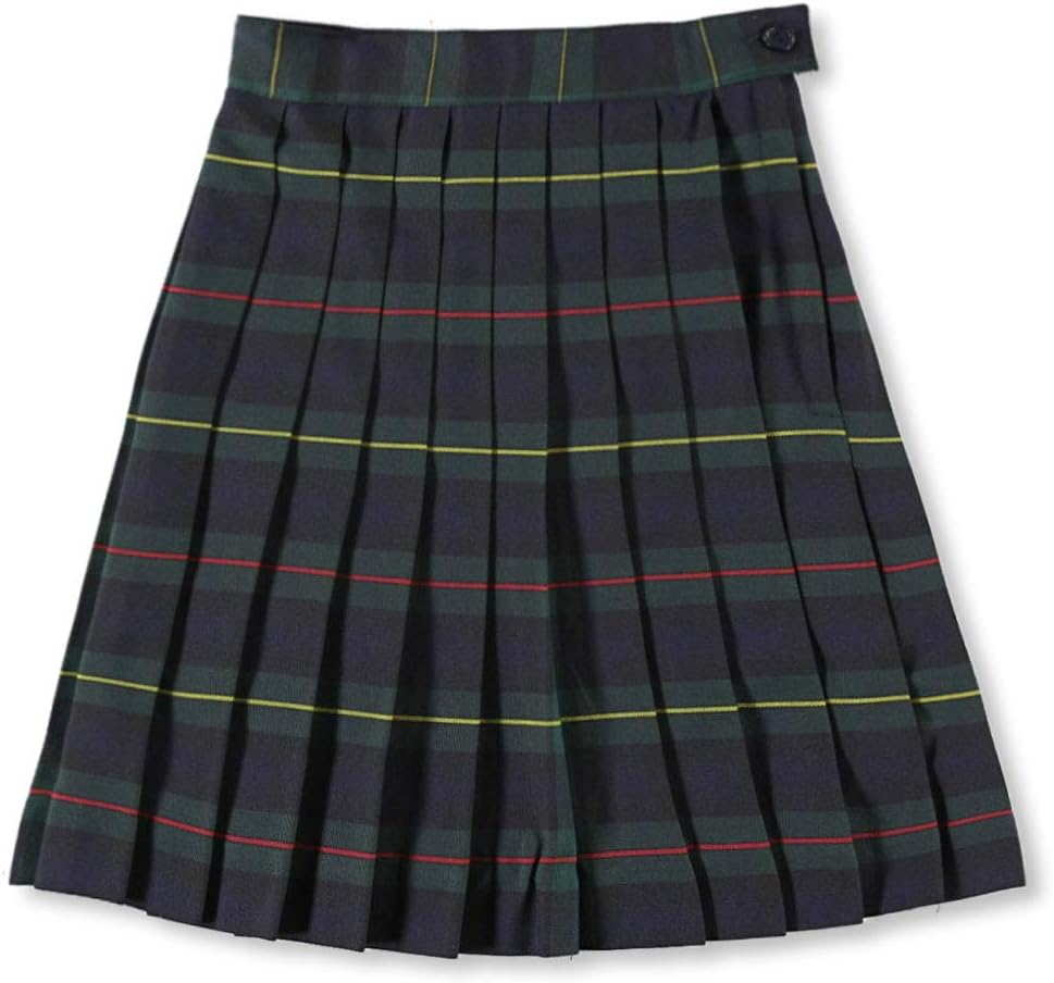 Cookie's Big Girls' Pleated Skirt - Green/Gold *Plaid #83*, 10
