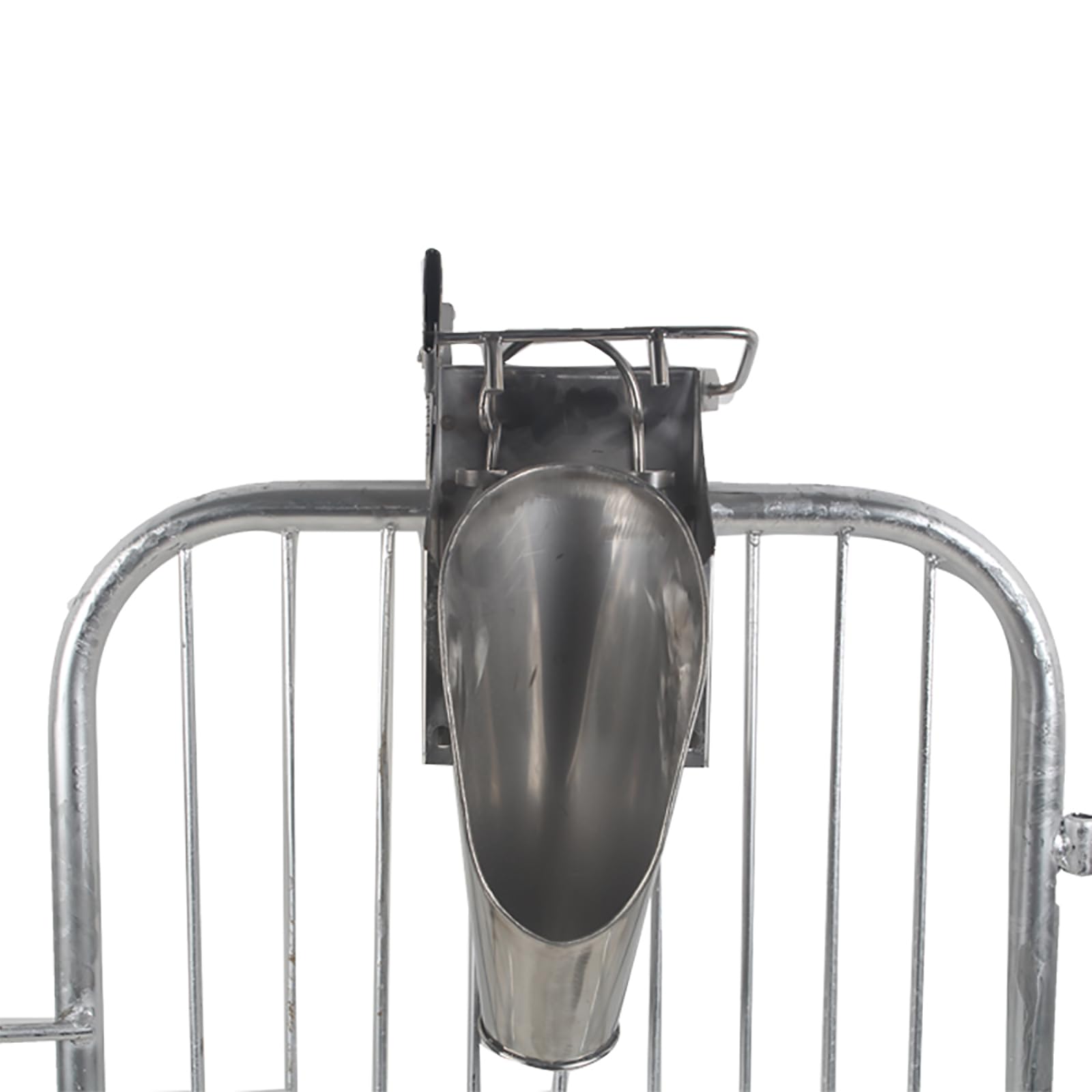 Schweinekastrations-Rack-Werkzeuge, 47,7 x 19,1 cm, Edelstahl-Ferkel-Kastrationsgerät, mit Befestigungsvorrichtung, Einzelbediener, bequeme Bedienung, für feste Schweine-Viehzucht, Ferkel, ca. 20 Tage
