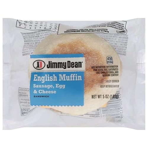 Jimmy Dean, Individually Wrapped Fully Cooked Sausage, Egg And Cheese