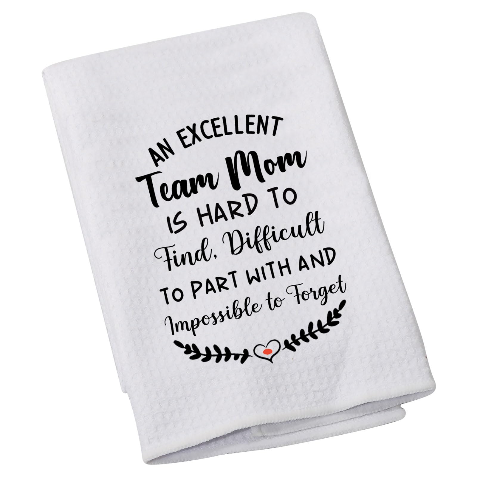 Torchon de cuisine pliable cadeau de départ femme Team Mom thé café