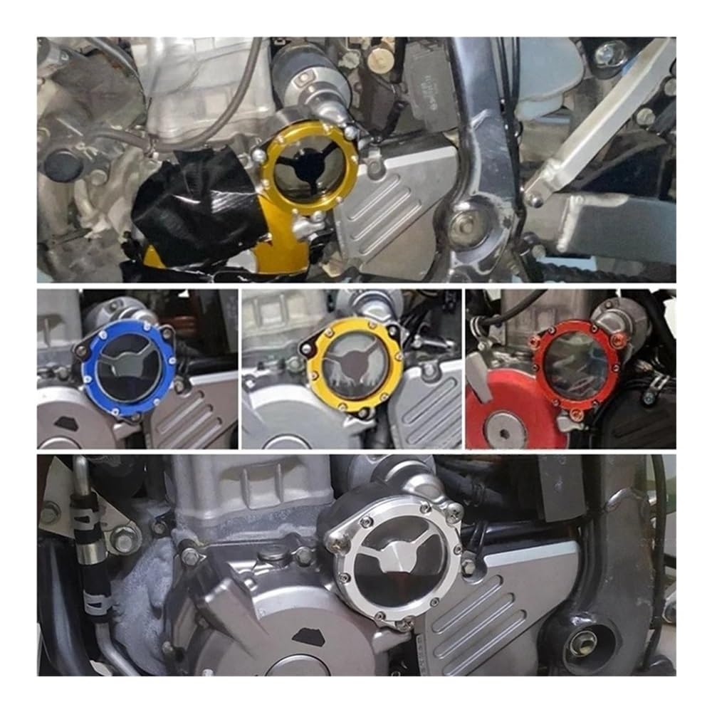 Cubierta Motor Motocicletas para DRZ400 LTZ400 LTR450 Filtro De Aceite De Motor Cárter De Arranque Tapa De Palanca De Cambios Idle para SU&ZUKI DR-Z LT-Z LT-R 400 450 S/E/SM