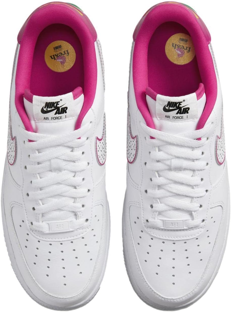 Nike Women's Modern,Classic Basketball Shoe (White/White-Pink Prime, us_Footwear_Size_System, Adult, Women, Numeric, Medium, Numeric_5_Point_5)