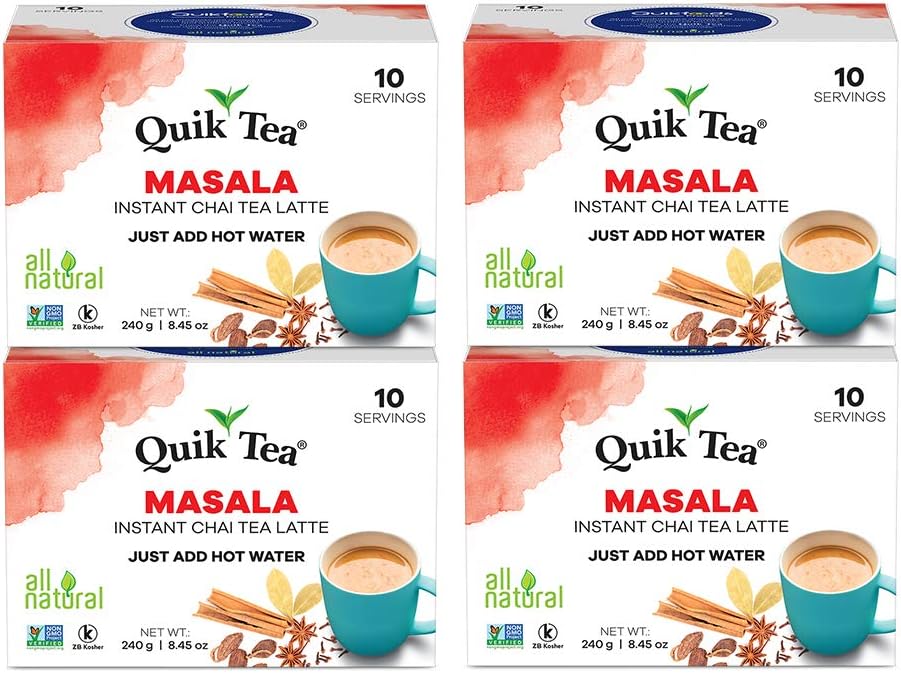 QuikTea Tea Latte, Masala Chai, 960 Gram
