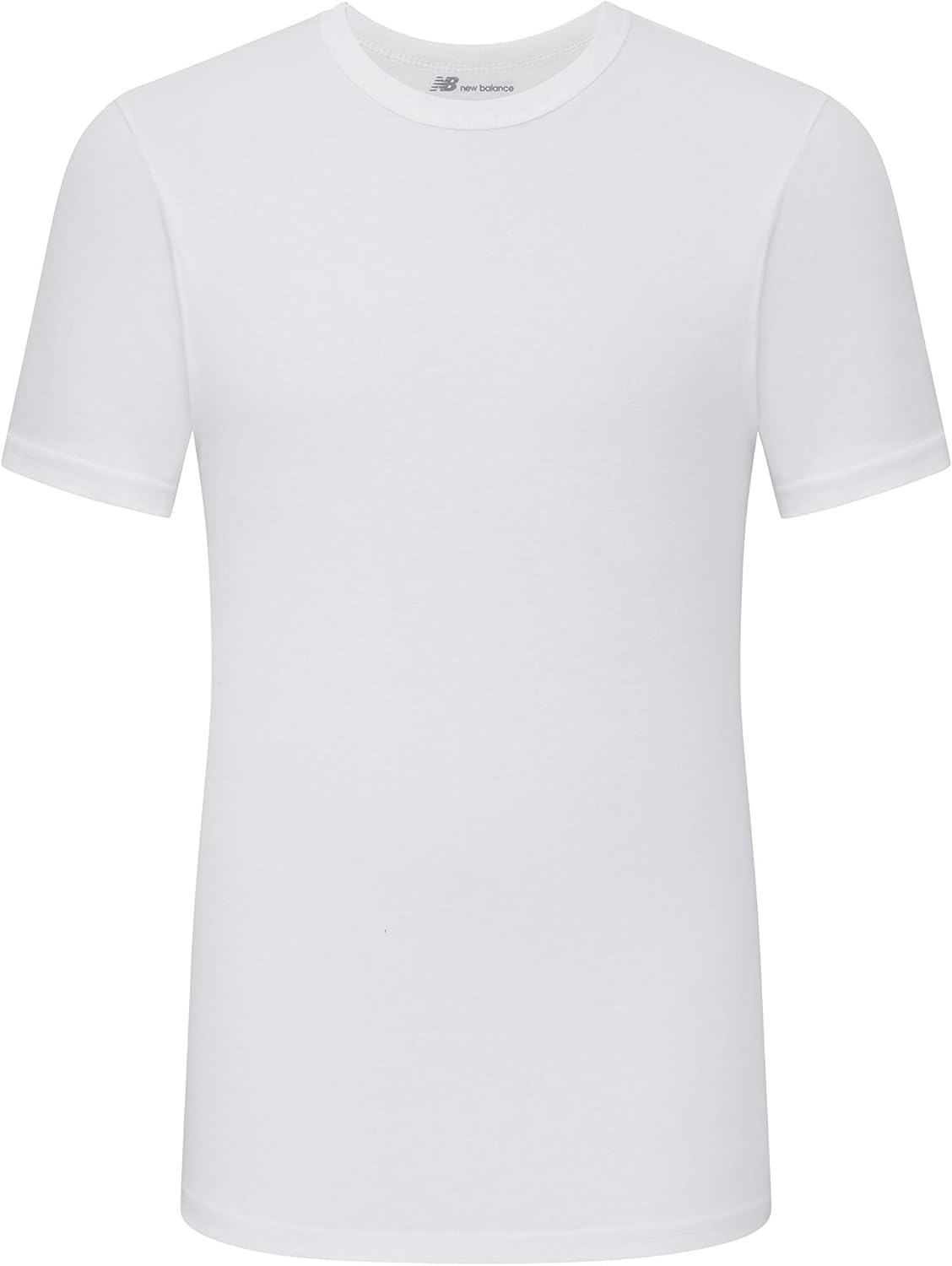 New Balance Men's Cotton Performance Crew Neck Undershirts Tag Free and Moisture-Wicking (3 Pack)