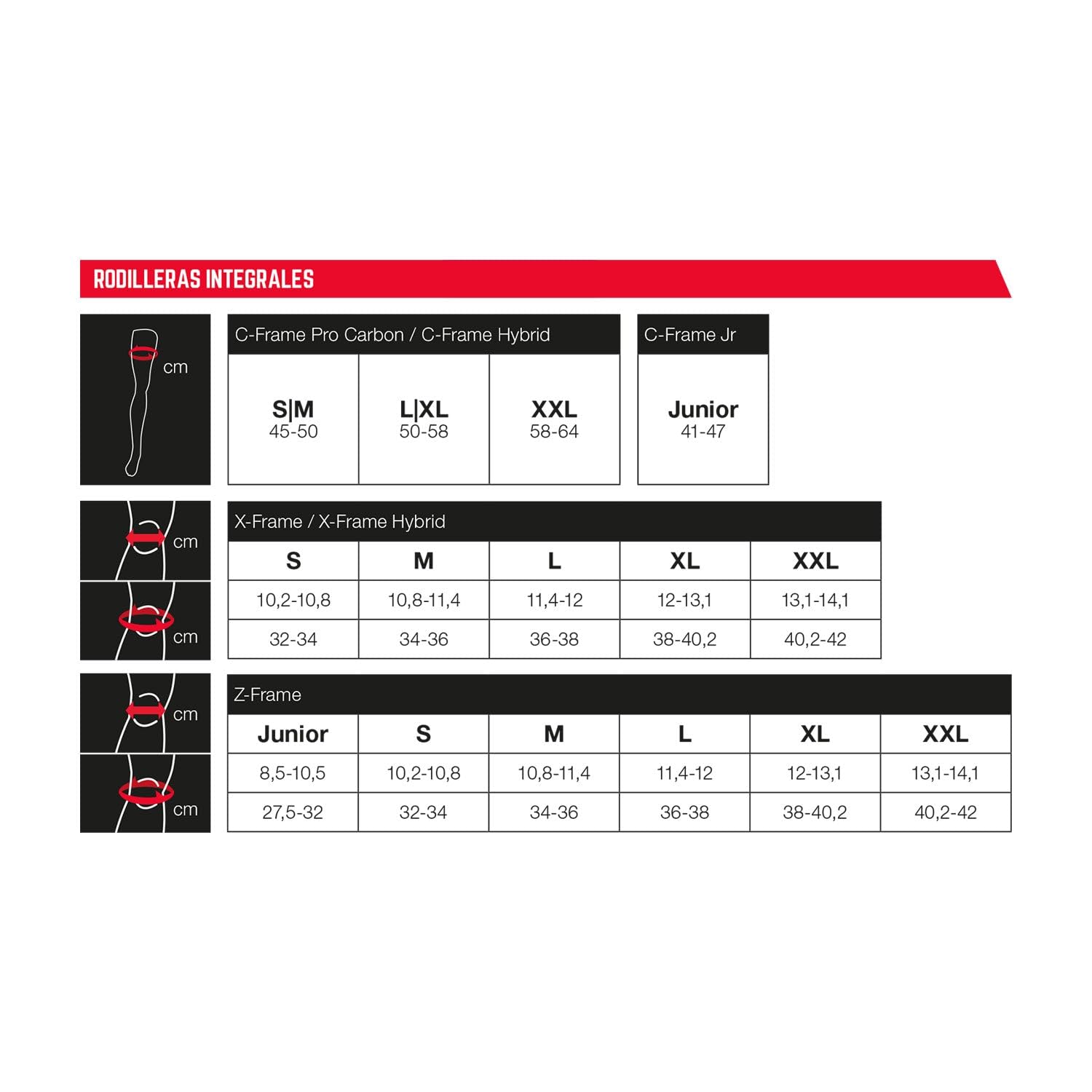 Leatt Rodilleras Integrales X-Frame Hybrid