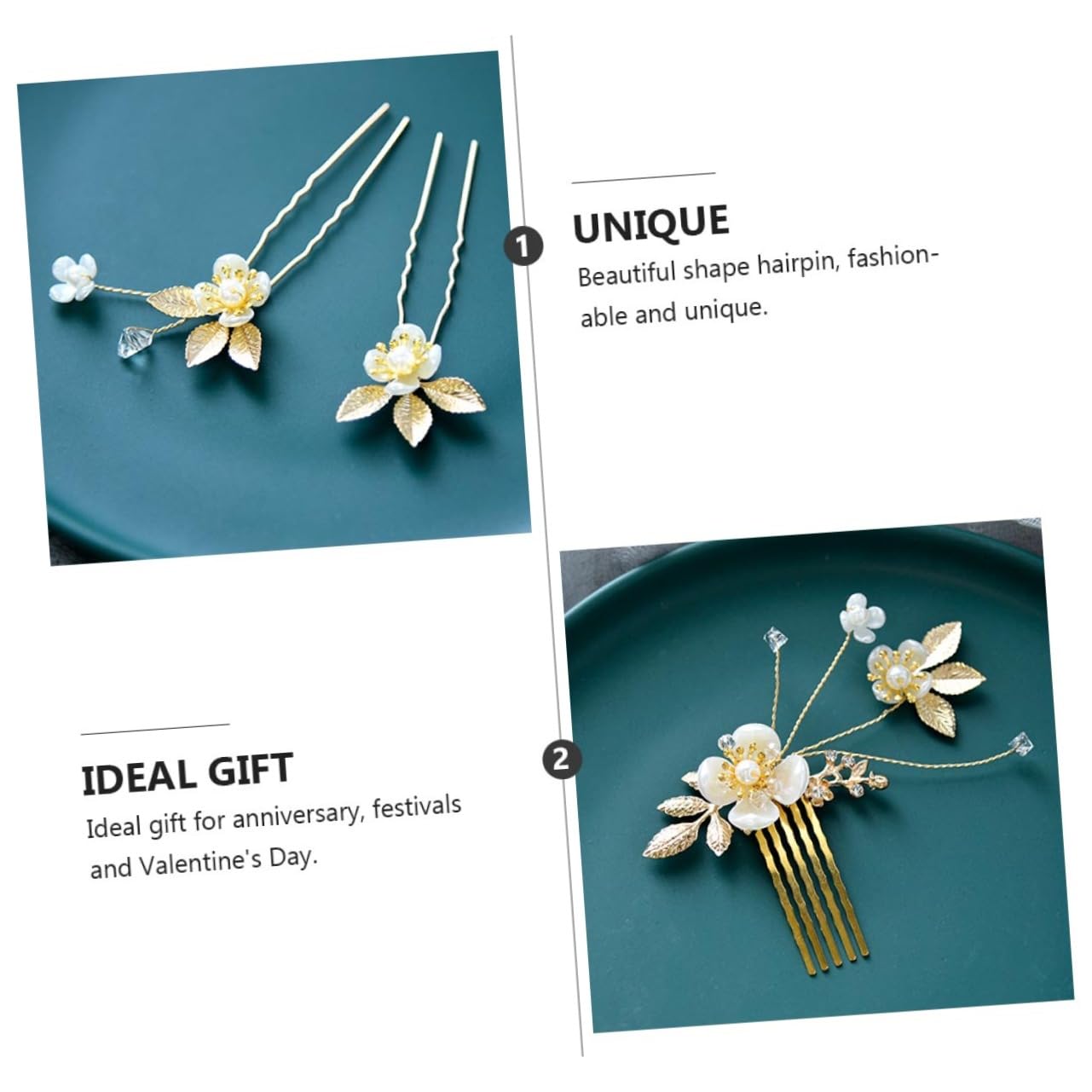 DOITOOL 12stücke Teiliges Set Haarschmuck Mit Perlen Aus Goldlegierung Handgemachte Hochzeitsfrisur Für Bräute Stilvolle Haaraccessoires Für Elegante Anlässe