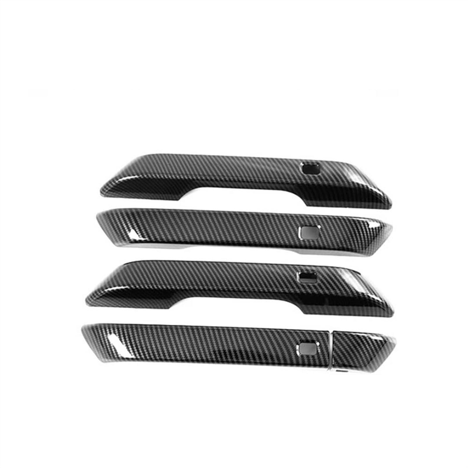KJHOPY Smart Door Handle Cover Car Exterior Decorate Styling Protective Film Stickers Trim for Kia for Carnival KA4 2020-2022 Exterior Door Handle