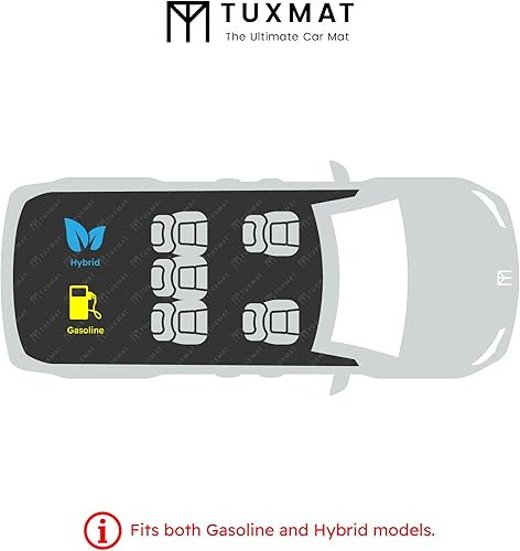Miniatura 3 de TuxMat - Para los modelos BMW X5 de 5 plazas 2019-2026 - Alfombrillas personalizadas - Máxima cobertura, todo tipo de clima, medición láser - Este