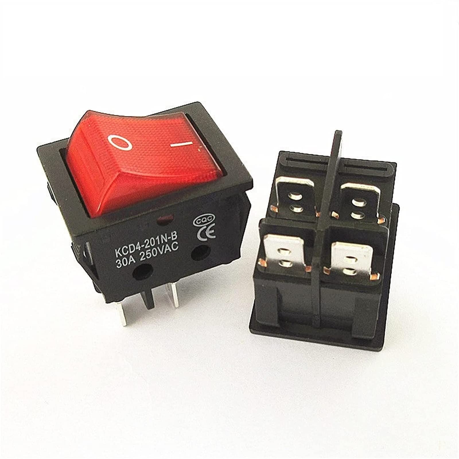 Amazon.co.jp: ロッカースイッチ KCD4 溶接機用特別 30A 250V 高電流