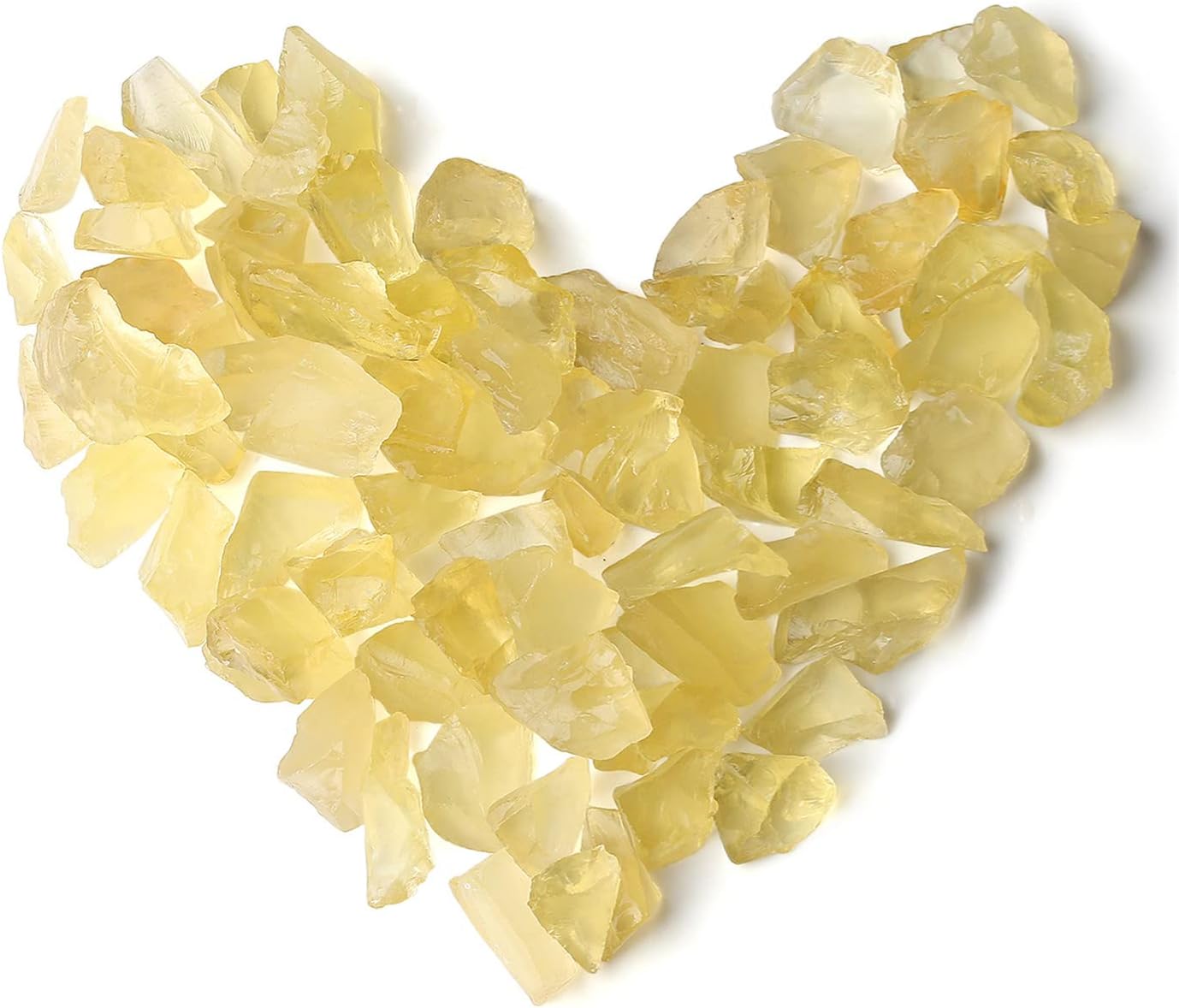 Citrine Bulk Natural Healing Crystals Raw Rough Stones Sets for Cabbing Tumbling Cutting Lapidary Polishing Reiki Crytsal Healing Wire Wrapping Decoration Gemstone 0.45lb