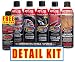 FW1 Detail Kit for Tires, Leather, Interior and Exterior with Bonus 12oz Can and Towels (FW1, TS2, GP3, CU4, LT5)