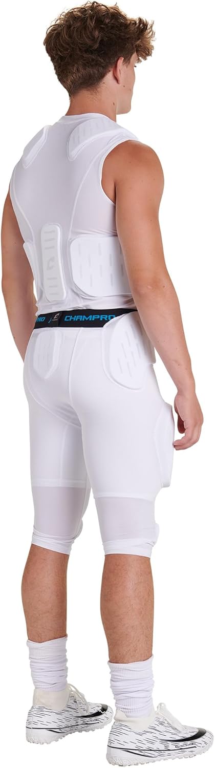 Champro Formation 7-Pad Girdle Adult L White - Image 6