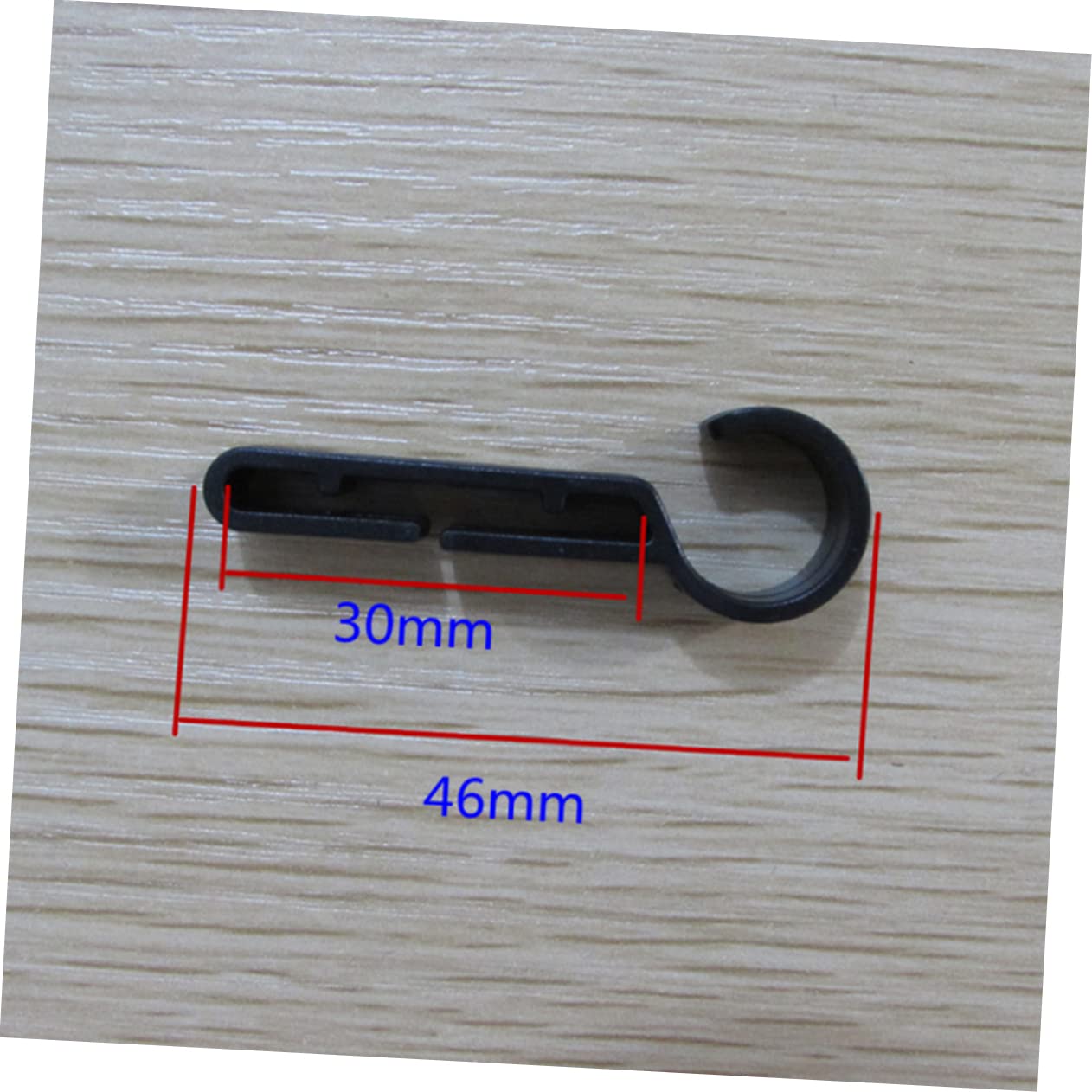 CLISPEED Set Di Fissaggio Per Luci Per Casco Nere Fermagli