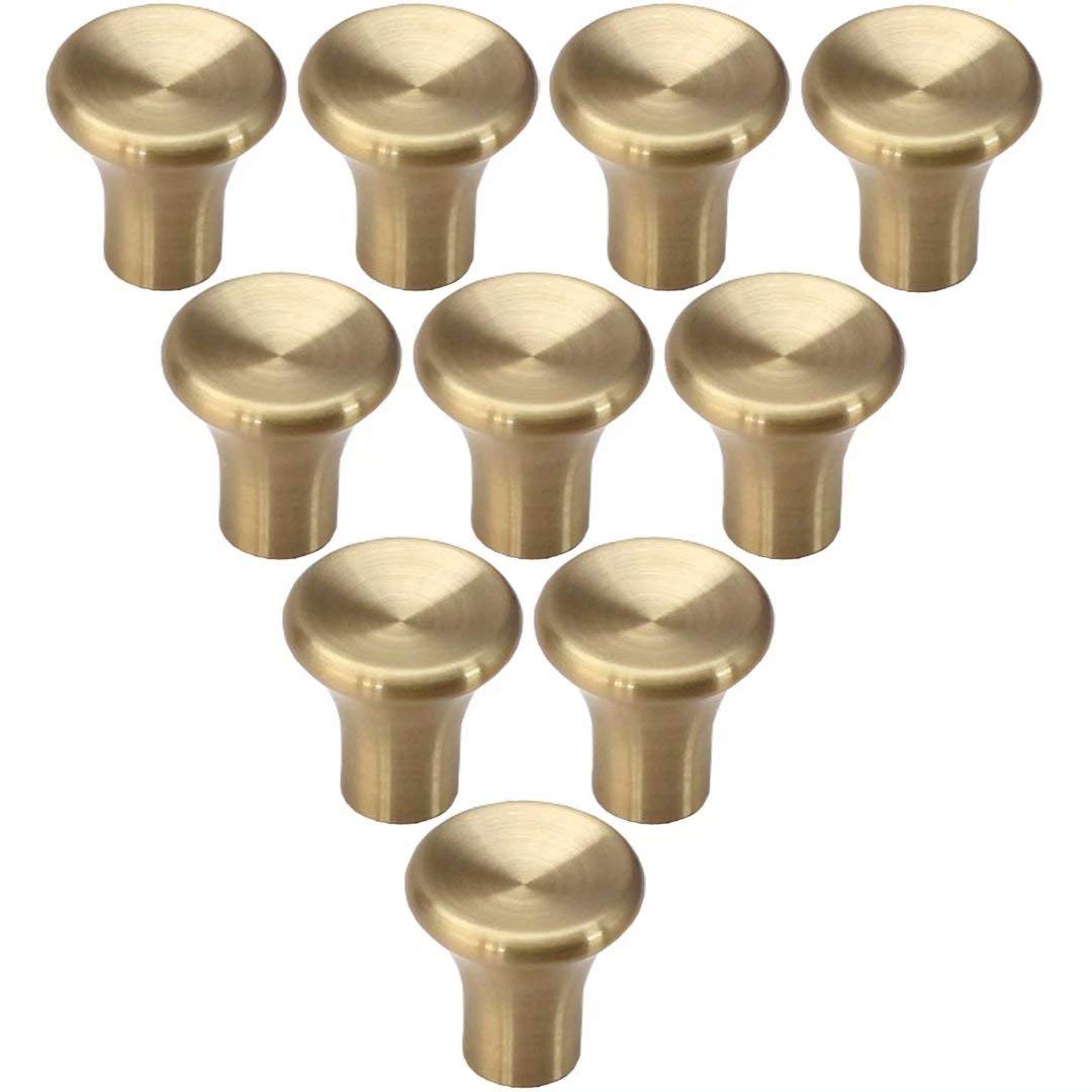 Poignées de Meuble Cuivre Pur - 10 Boutons de Tiroir et Commode 20mm