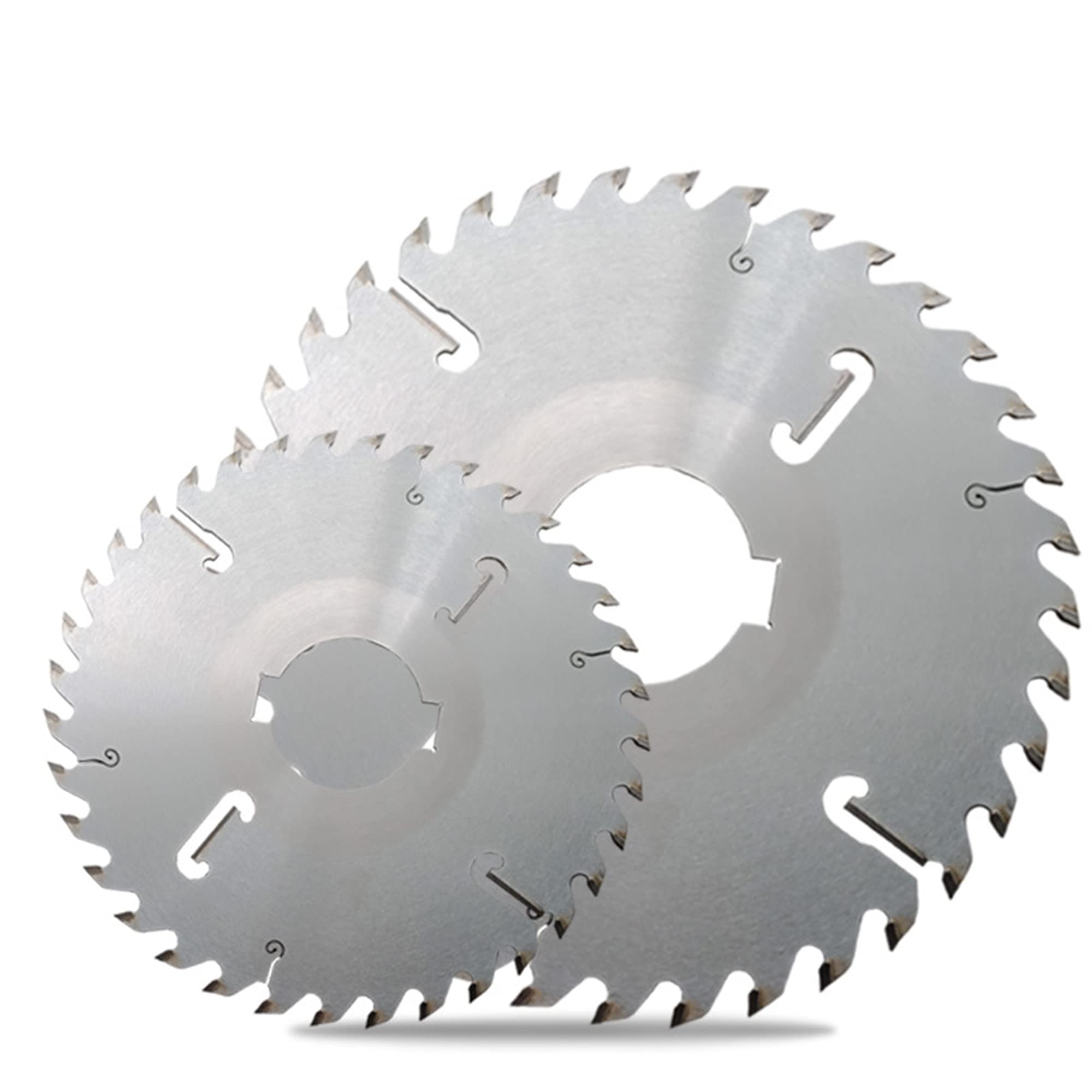 Hoja sierra circular Hojas de sierra de acero aleado Hoja sierra circular TCT 205/230mm * 50mm * 30T + 3T Hoja de sierra circular para cortes de madera metal y plástico