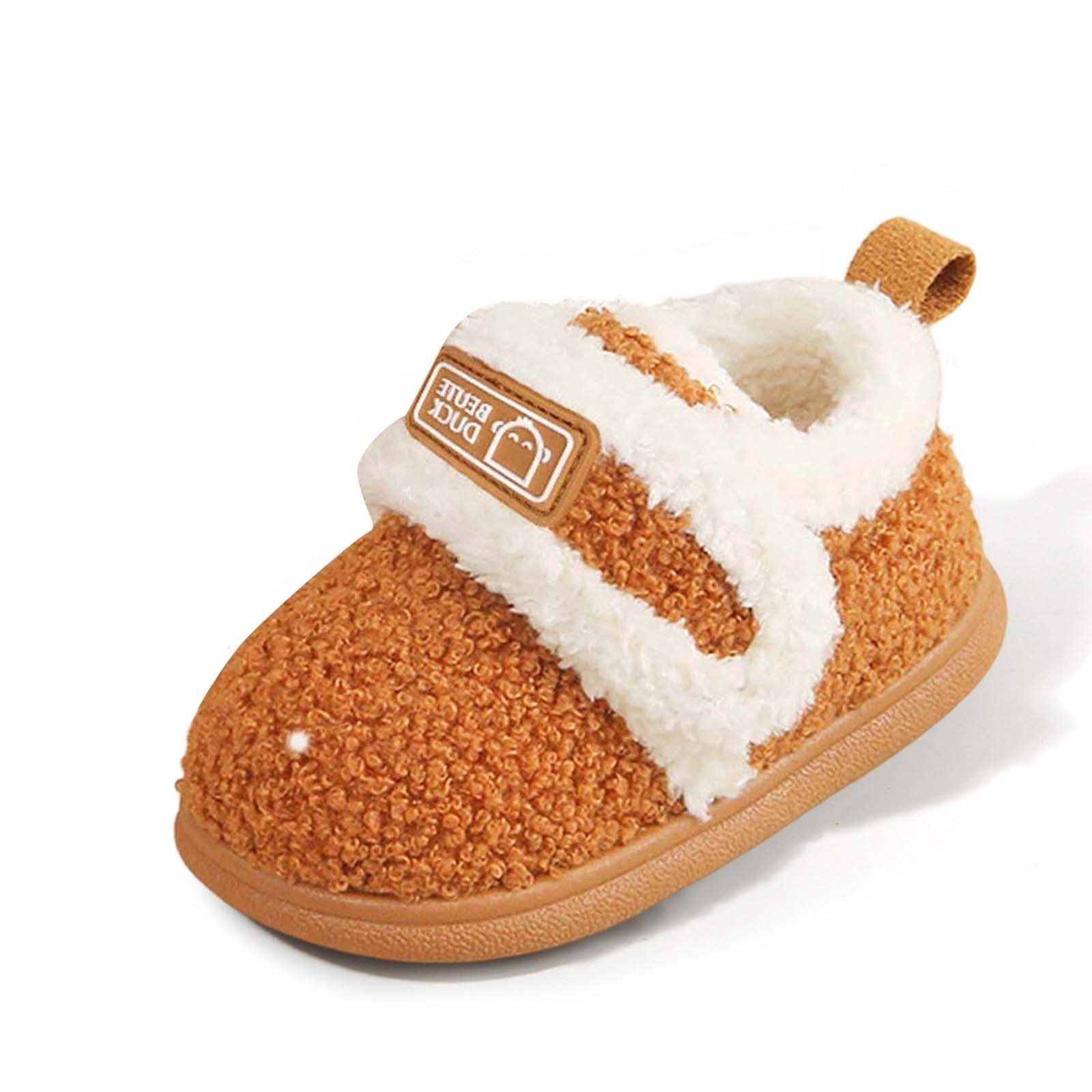Chaussons cuir souple bébé d'exception et chaussons chauds - 8