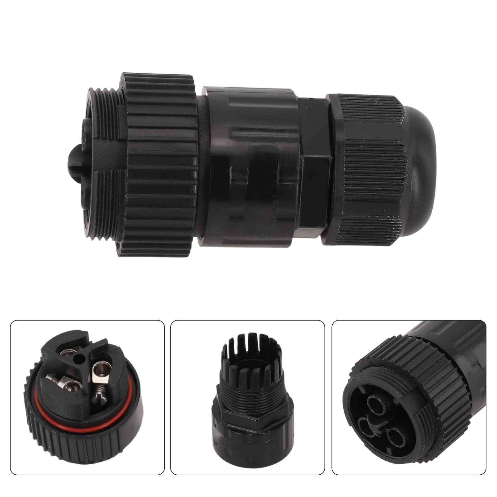 Connettore CA solare per microinverter APSystems EZ1 EZ1-M, 17,5 A IP68, impermeabile, resistente ai raggi UV, gamma di funzionamento da -40 °C a 85 °C