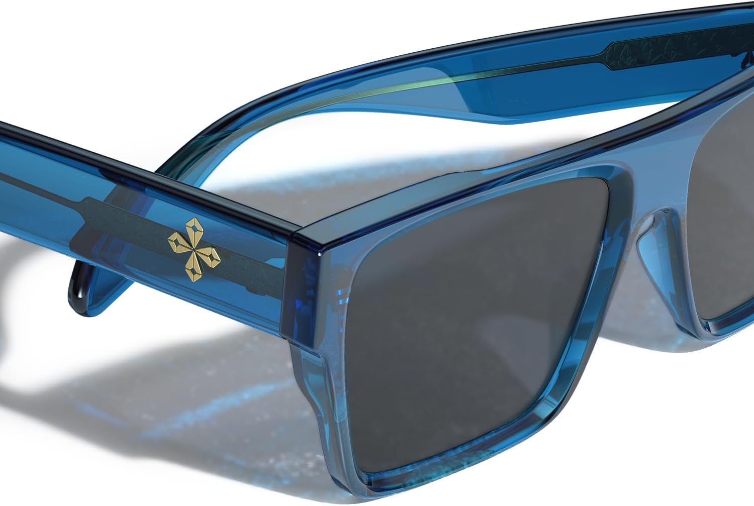 VISOONE Oversized Square Flat Top Sunglasses Women Men Retro Trendy Fashion Accessories UV400 Protection Shades Alba - Image 9