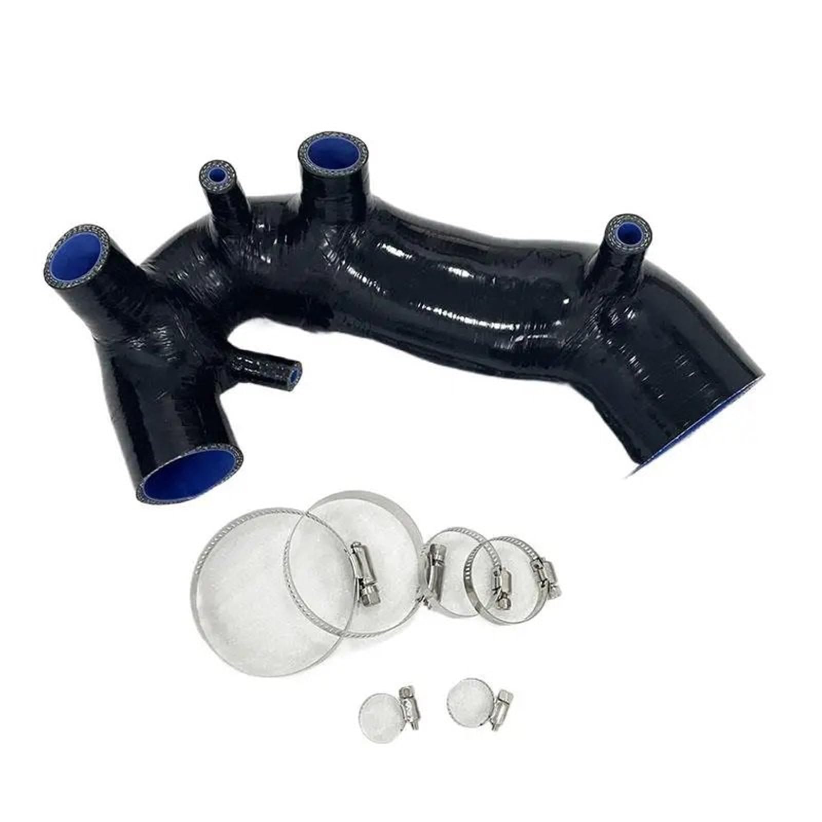 Buouagd K8-227-K Black Turbo Air Intake Intercooler Pipe Hose Silicone Turbo Induction Air Intake Hose Pipe Fit For Audi A4 Quattro Passat B6 1.8T 2001-2006(K8-227-K Black)
