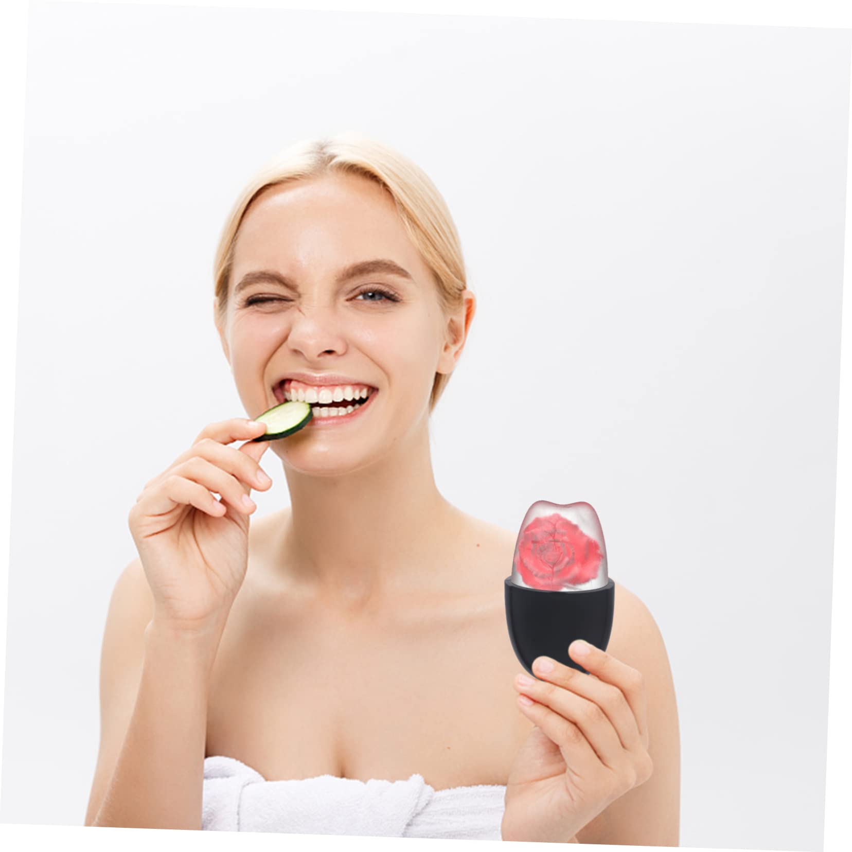 minkissy 3stücke Silikon Gesichtsroller Für Kühleffekt Wiederverwendbarer Eisroller Zur Hautmassage Für Schwellungen Und Augenringe Praktisches Beauty-tool Für Gesichtspflege