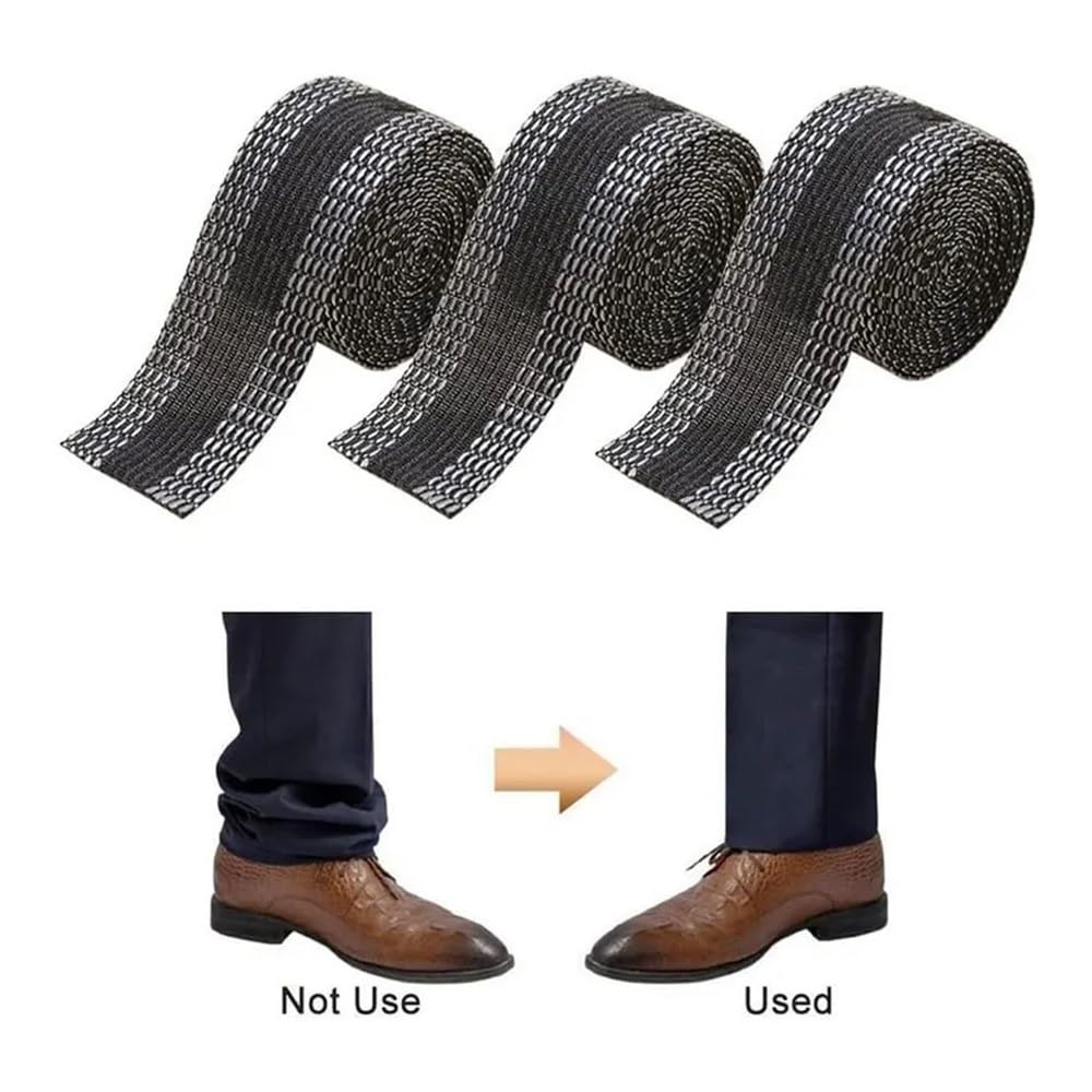 Säumband Bügelband zum Bügeln, 2/3/5M Aufbügelbares Hosenrand-Shorte-Klebeband for Hosenmundpaste Stoffband for Anzughosen, Jeans, Kleidungsstücke, Kleidung, Röcke(White,3Meters)