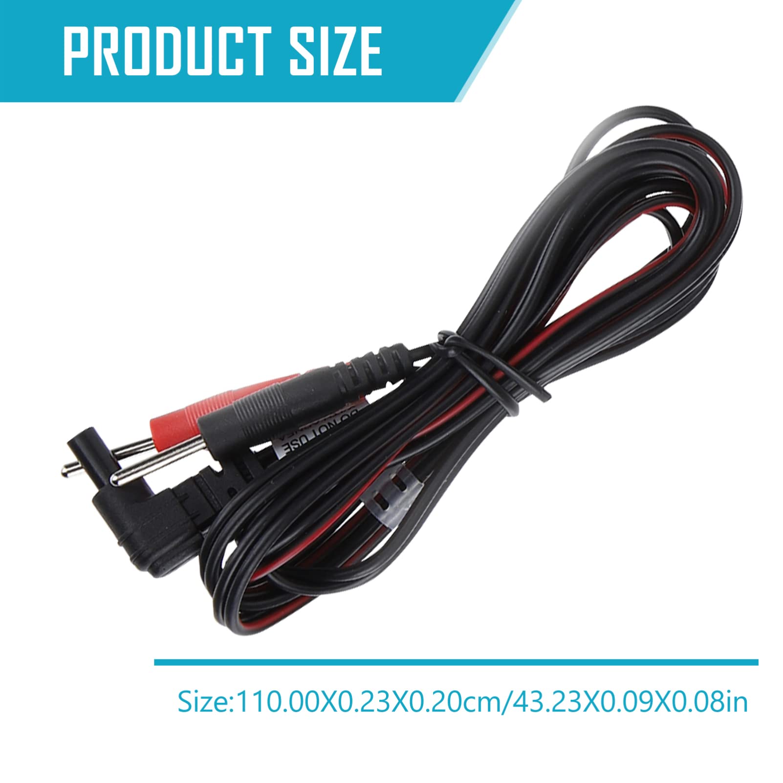 FRCOLOR 20pezzi Cavi Di Connessione Per Macchine Terapiche Con Connettore Pin Da Per Trattamenti Professionali Resistente e Affidabile Compatibile Con Strumenti Terapeutici e Dispositivi