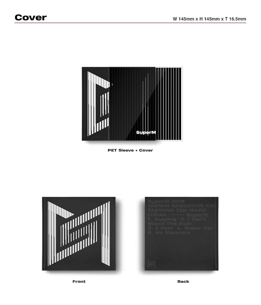 SuperM - SuperM 1st Mini Album K-POP CD+80p Booklet+16p Mini