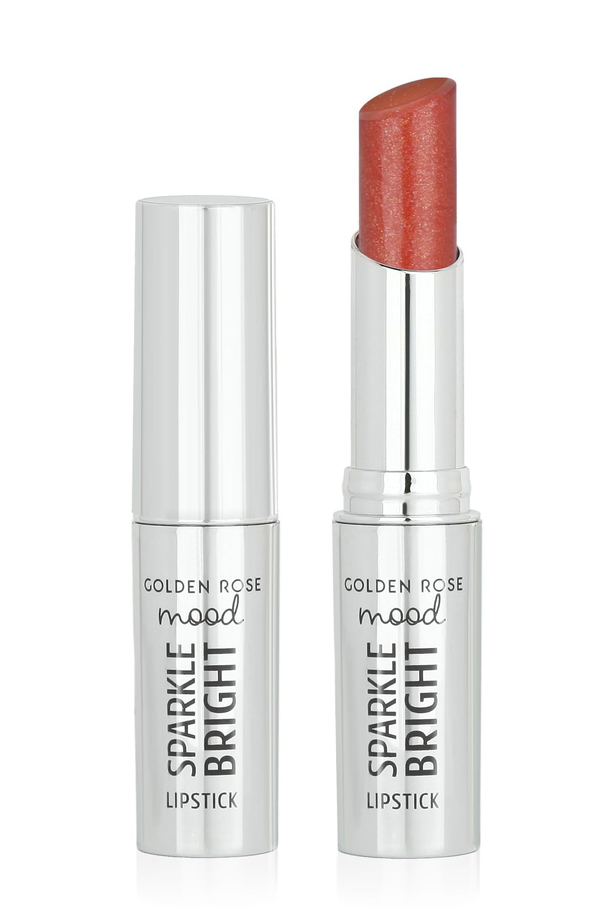 Golden Rose Mood Sparkle Bright Lipstick No:152 Peach Glam - Işıltılı Ruj