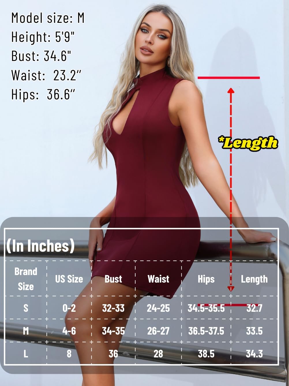 Women's Sexy High Neck Bodycon Mini Dress, Cut Out Sleeveless Cocktail Dresses, Casual Going Out Party Club Outfits - Image 7