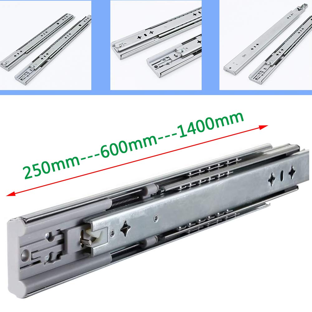 Guide Cassetti ATM Soft-Close 700mm - Scorrevoli A Sfera Per Cucina Capacità 40kg