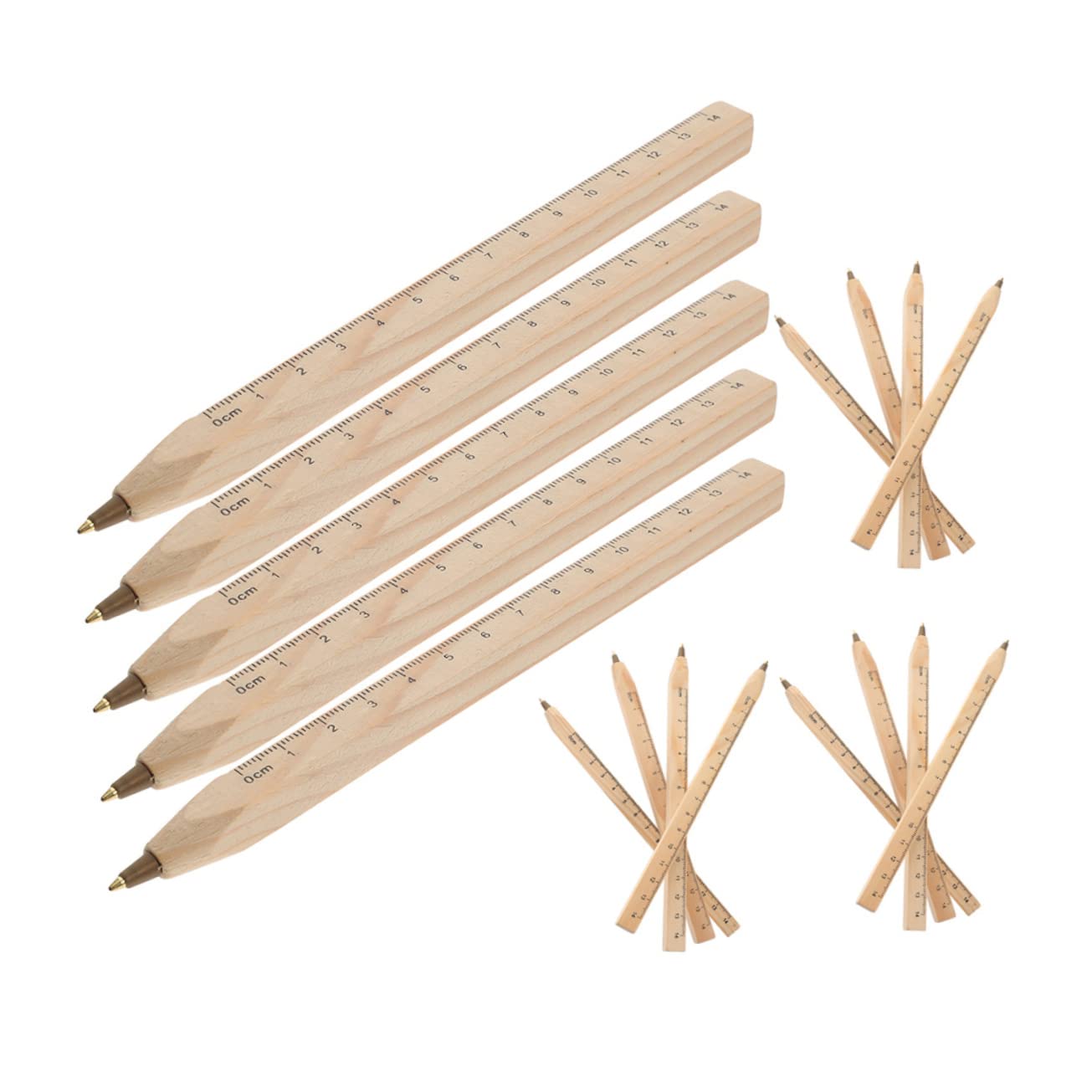 Lurrose 100piezas Bolígrafos De Carpintero De Natural De Descartables Accesorios De Carpintería Rígida