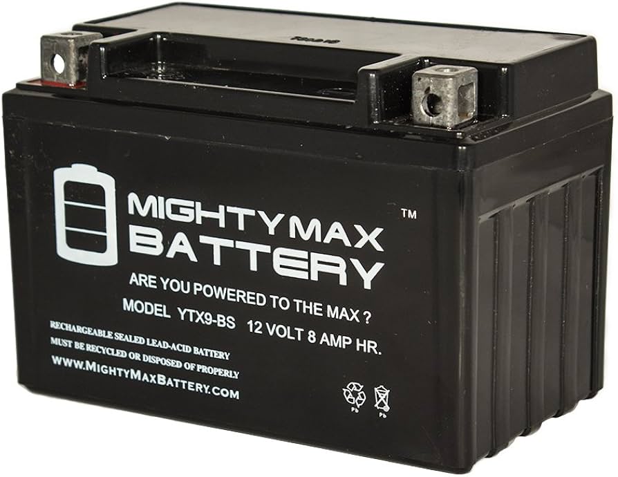 Amazon.com: Mighty Max Battery YTX9-BS Replacement for Suzuki LT