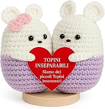 Handmade Inseparable Mice, Romantic Gift Idea for Couple Valentine's Day Gift for Him and Her Birthday Wedding Anniversary Boyfriends Love Surprise (Inseparable Mouse)