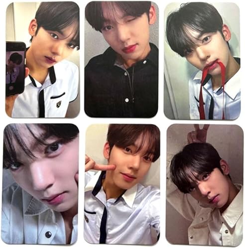 6 unidsset KPOP ZEROBASEONE Photocard ZB1 Youth in the Shade Álbum Postal Zhanghao Yujin Taerae Selfie LOMO tarjeta regalo (YUJIN 6PCS)
