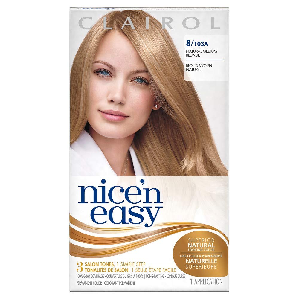 u*1様 NICENESS blondie 18AW Amazon.com : Nice'n Easy Permanent Color, Natural Medium Blonde [8