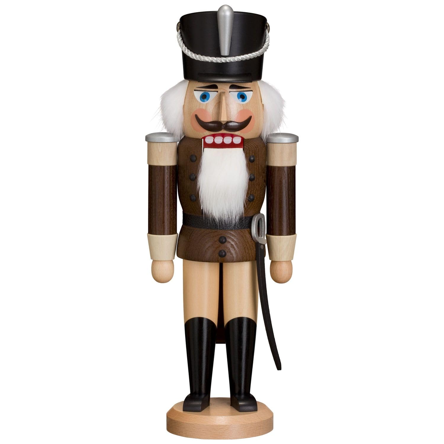 Casse-Noix Figurine Husar Dregeno Seiffen un Cadeau de Noël Traditionnel Unique