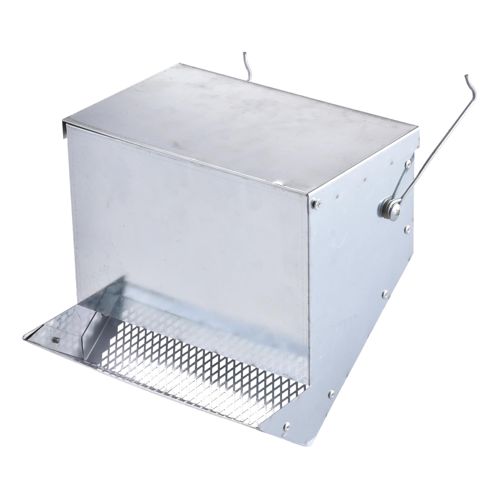 para conejos, tolva de comida para conejos, dispensador de heno y pellets de gran capacidad para conejos, cobayas y mascotas pequeñas, fácil de limpiar, resistente a la intemperie para