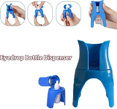 Portable Eye Drop Applicator, Eye Drop Bottle Bottle Holder Tool, Suitable With Most Eye Drop Bottles, Reusable Eye Drop Guide Aid For Seniors And Elderly