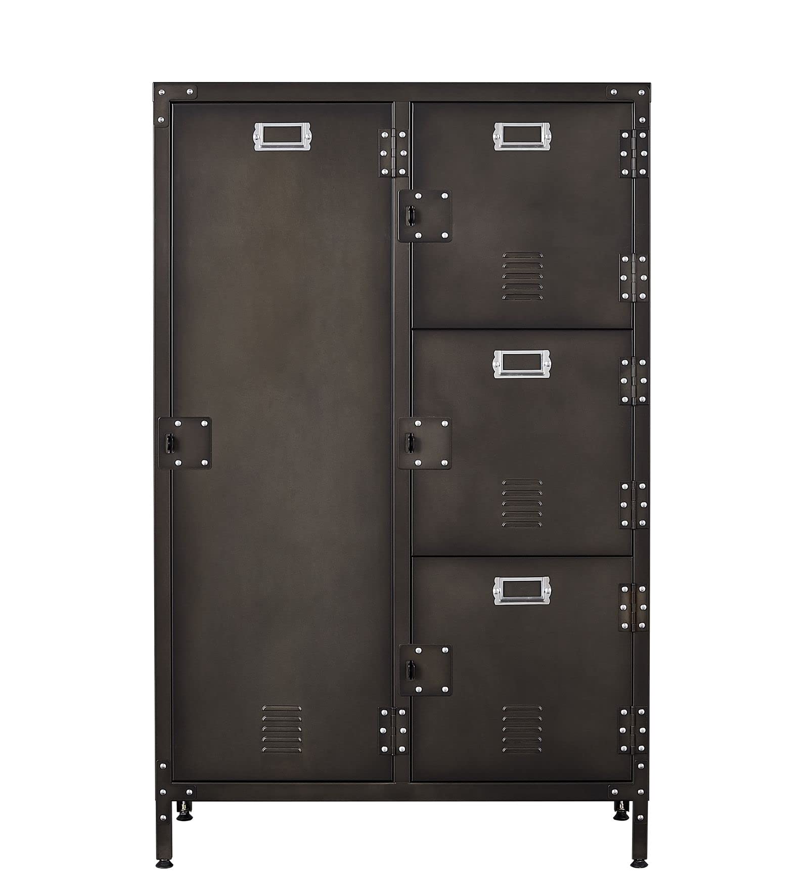 Buy MIIIKO Steel Wardrobe Locker, 55.1" H x 17.9" D x 29.5" W